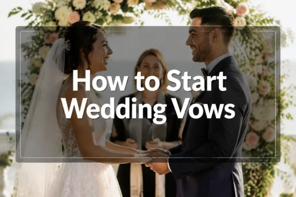 How to Start Wedding Vows