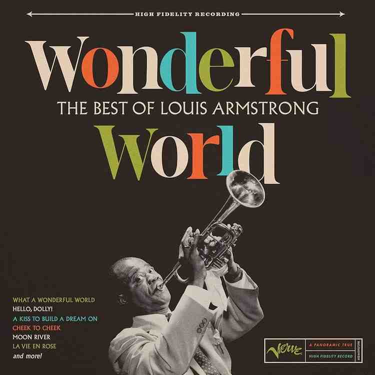 Louis Armstrong What a Wonderful World vinyl record