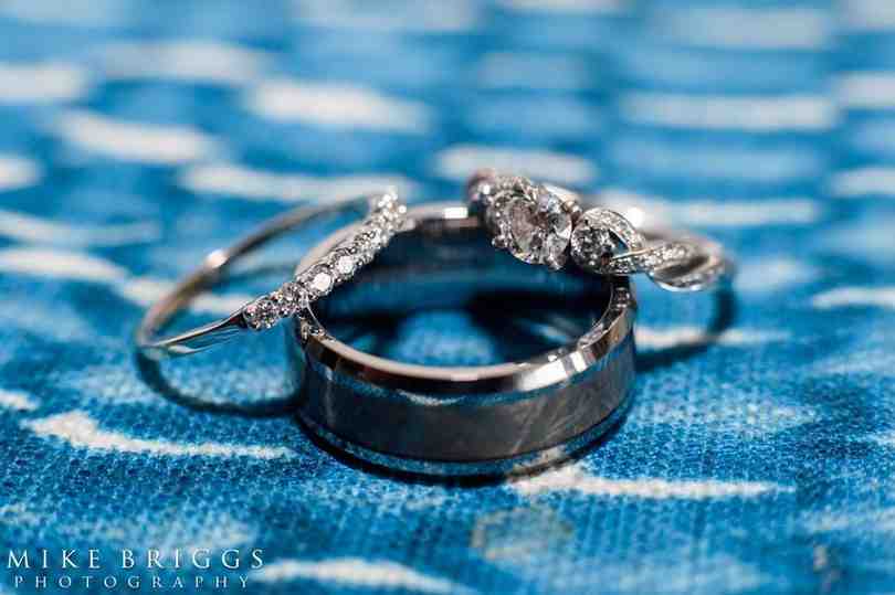 Polish couple showing wedding rings on right hands