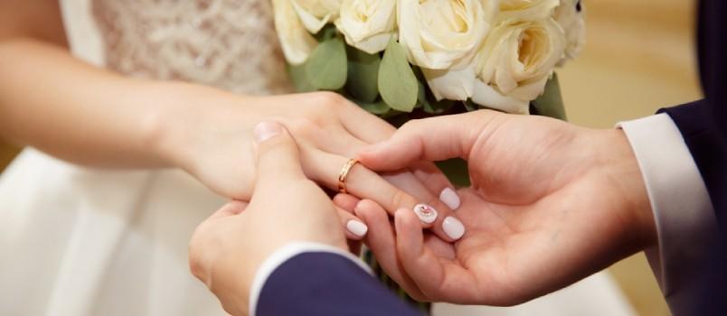 Wedding ceremony ring exchange examples