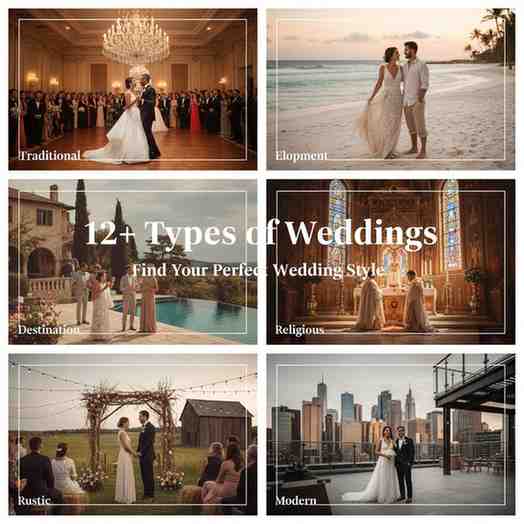 What Different Types of Weddings Are There? | Complete Guide What Different Types of Weddings Are There