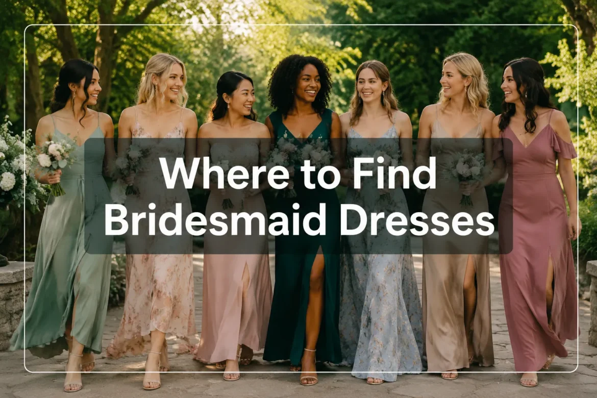Where to Find Bridesmaid Dresses