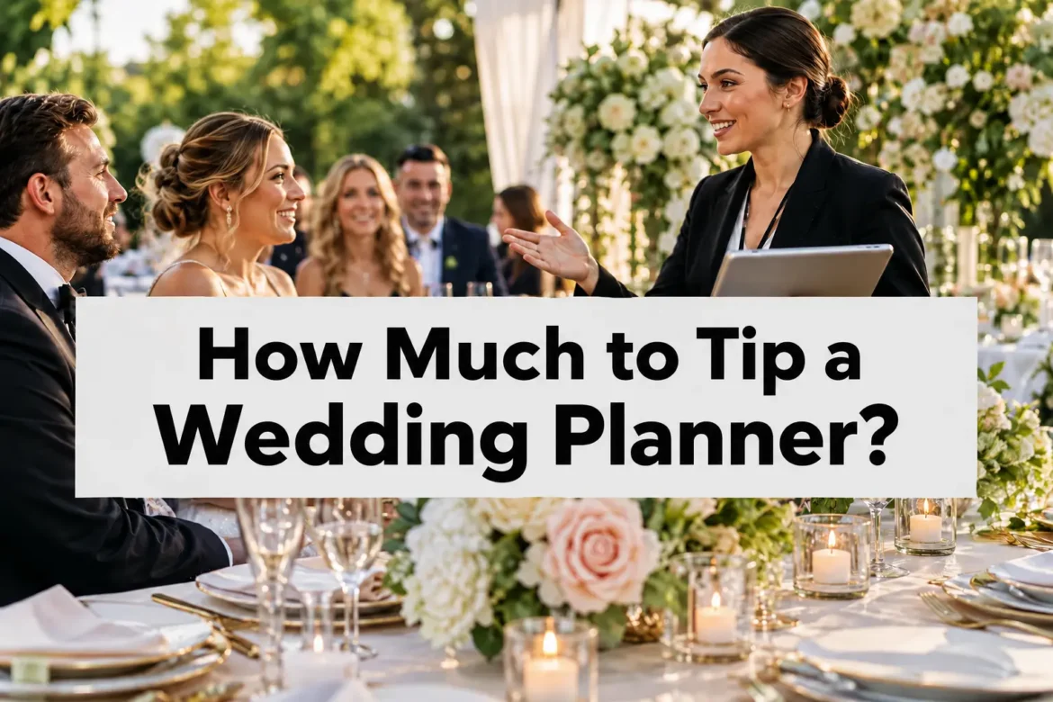 How Much to Tip a Wedding Planner