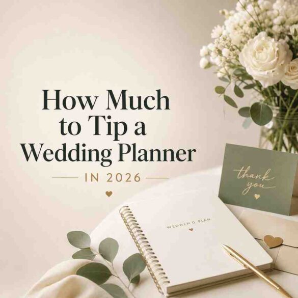 how much to tip a wedding planner