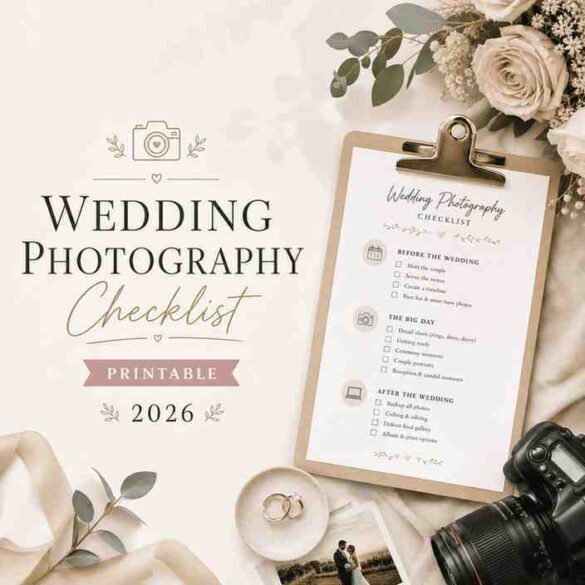 Wedding Photography Checklist