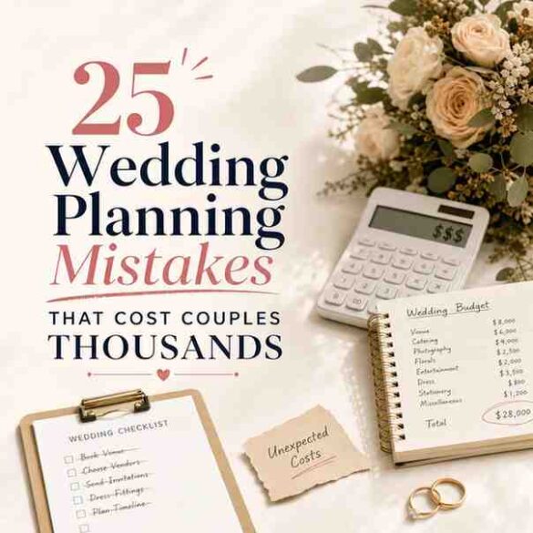 Wedding Planning Mistakes That Cost Couples Thousands