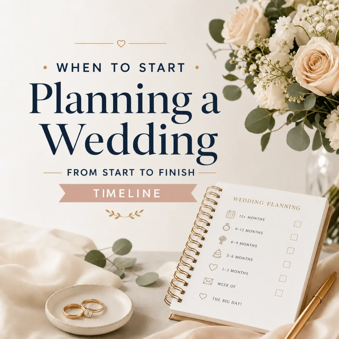 When to Start Planning a Wedding From Start to Finish