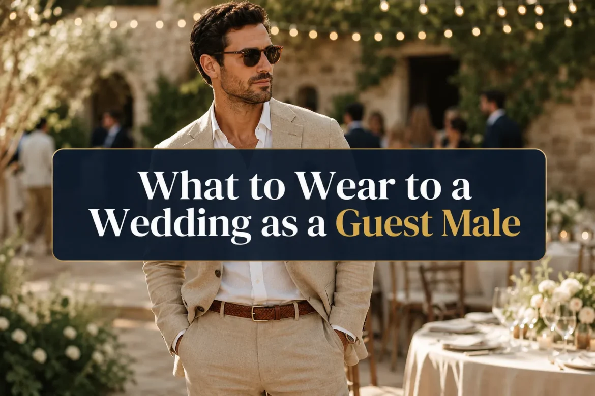 What to Wear to a Wedding as a Guest Male Casual