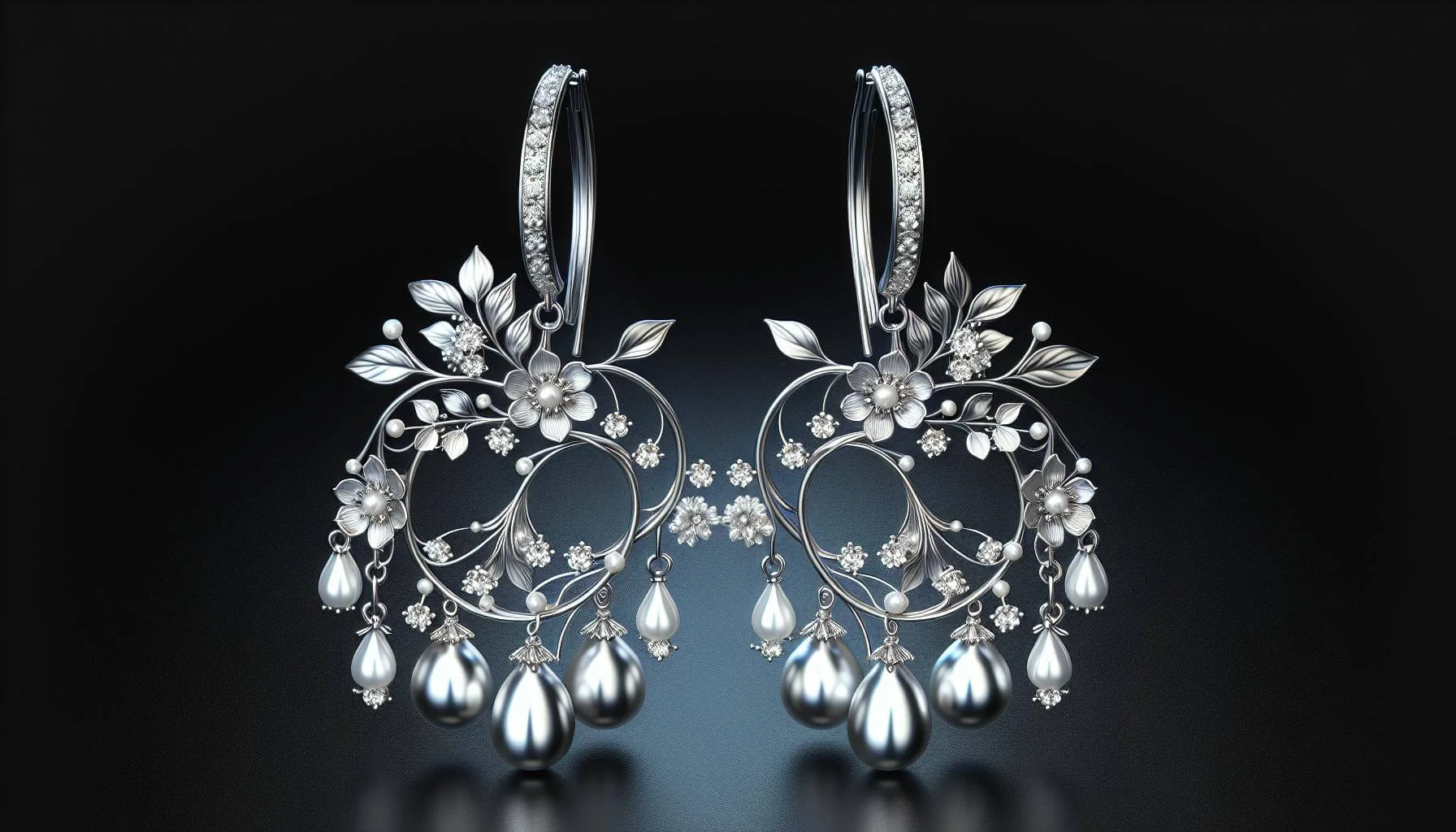 silver-wedding-earrings