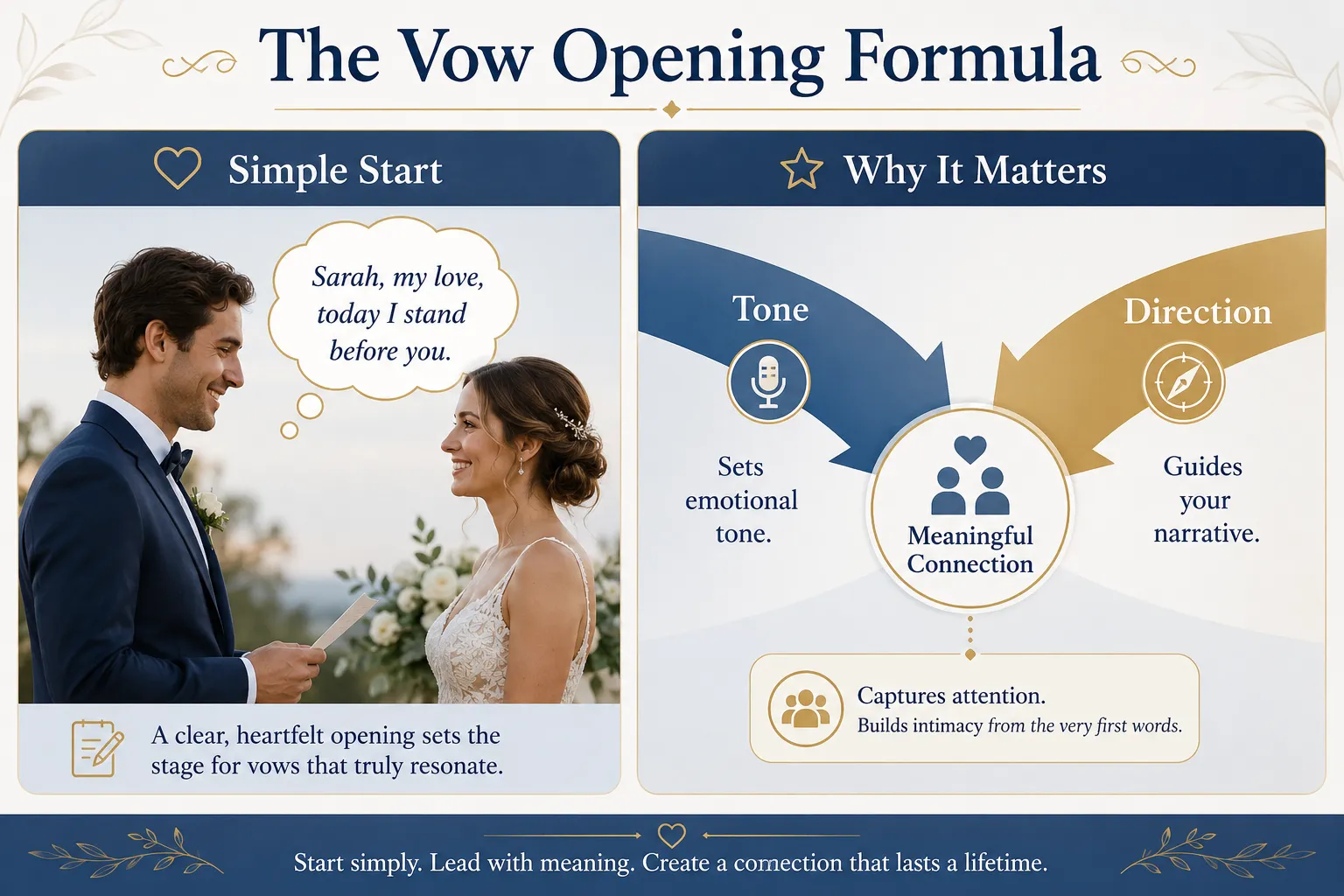 What Should You Say First in Wedding Vows?