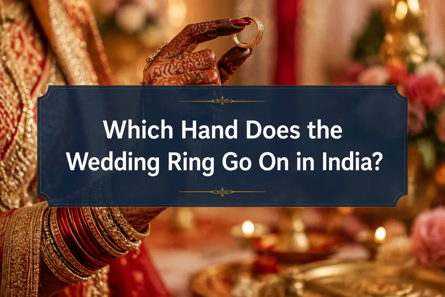 Which Hand Does The Wedding Ring Go On In India