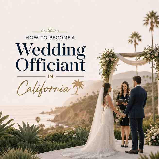 How to Become a Wedding Officiant in California