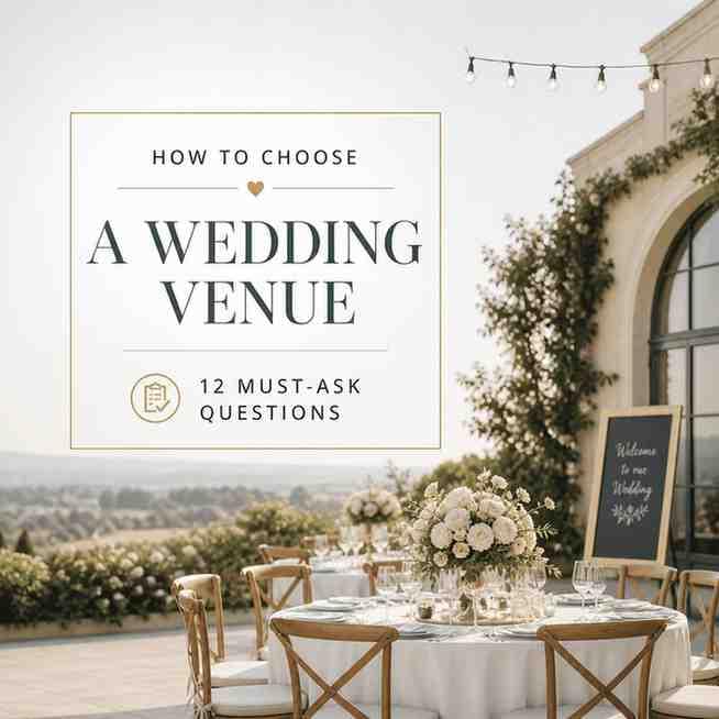 How to Choose a Wedding Venue