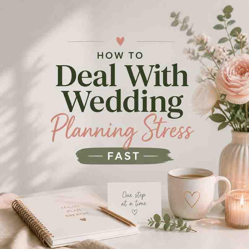 How to Deal With Wedding Planning Stress