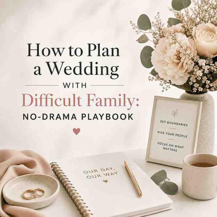 How to Plan a Wedding With Difficult Family
