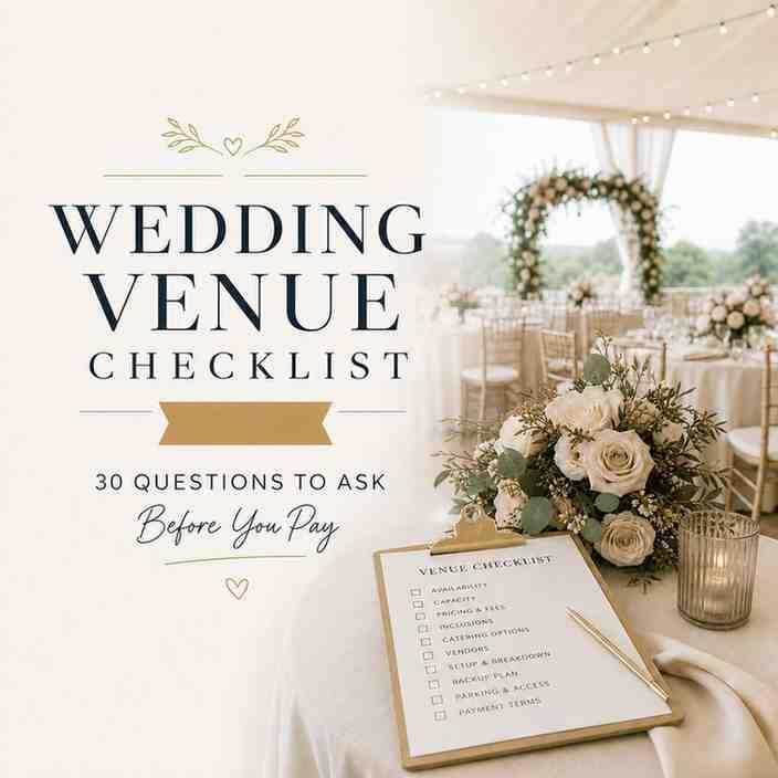 Wedding Venue Checklist