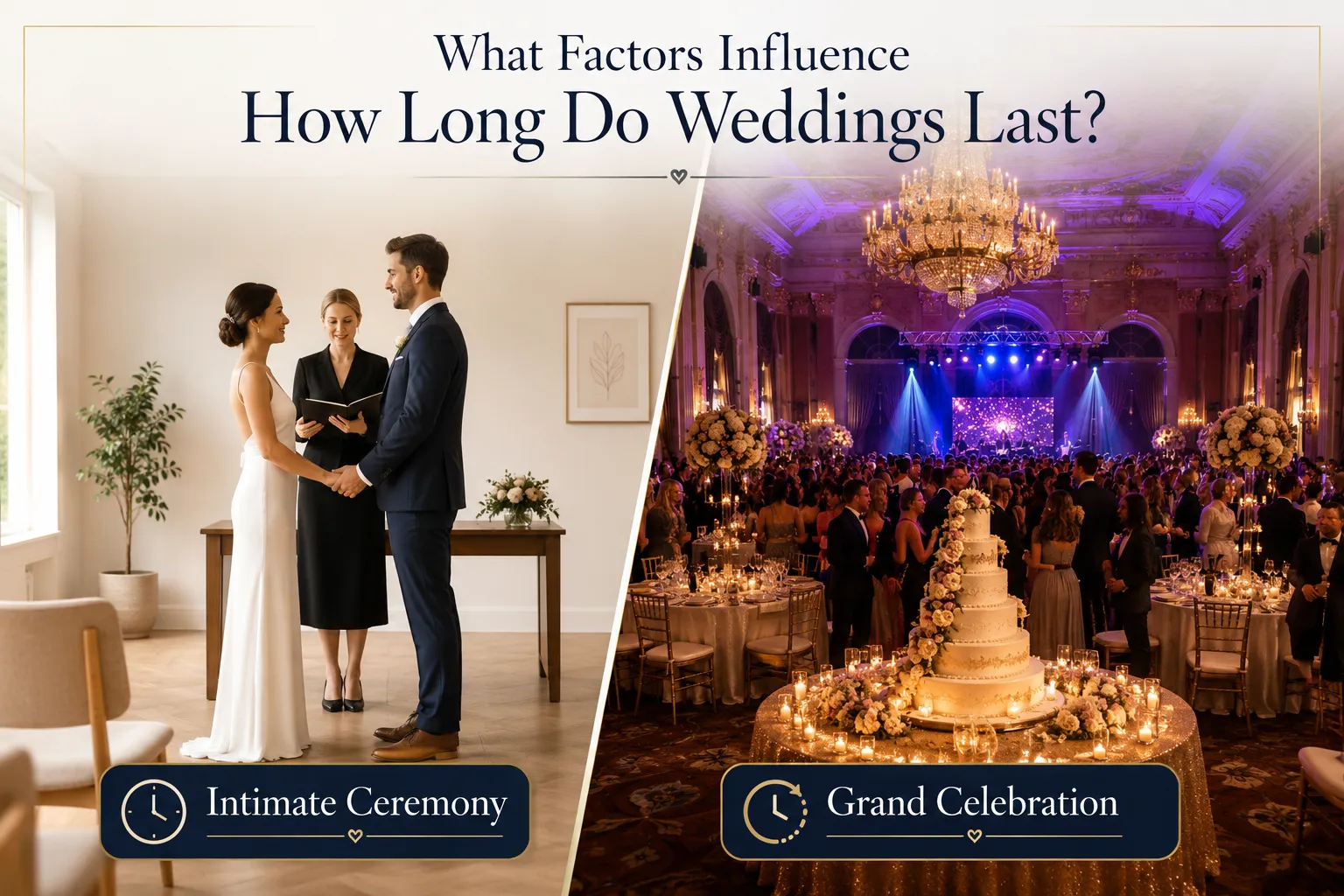 What Factors Influence How Long Do Weddings Last?